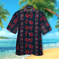 Houston Texans Short Sleeve Button Up Tropical - Adult & Kids T-Shirts, Sweatshirts & Hoodies apparel design preview 1