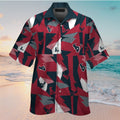 Houston Texans Short Sleeve Button Up Tropical - Adult & Kids T-Shirts, Sweatshirts & Hoodies apparel design preview 1