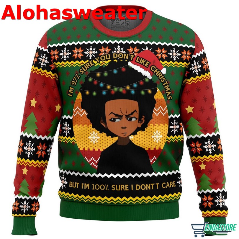 Huey Freeman The Boondocks Ugly Christmas Sweater - Holiday Gift product image