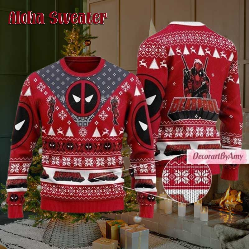 I Will Stole Christmas Deadpool Ugly Christmas Sweater - Holiday Gift product image