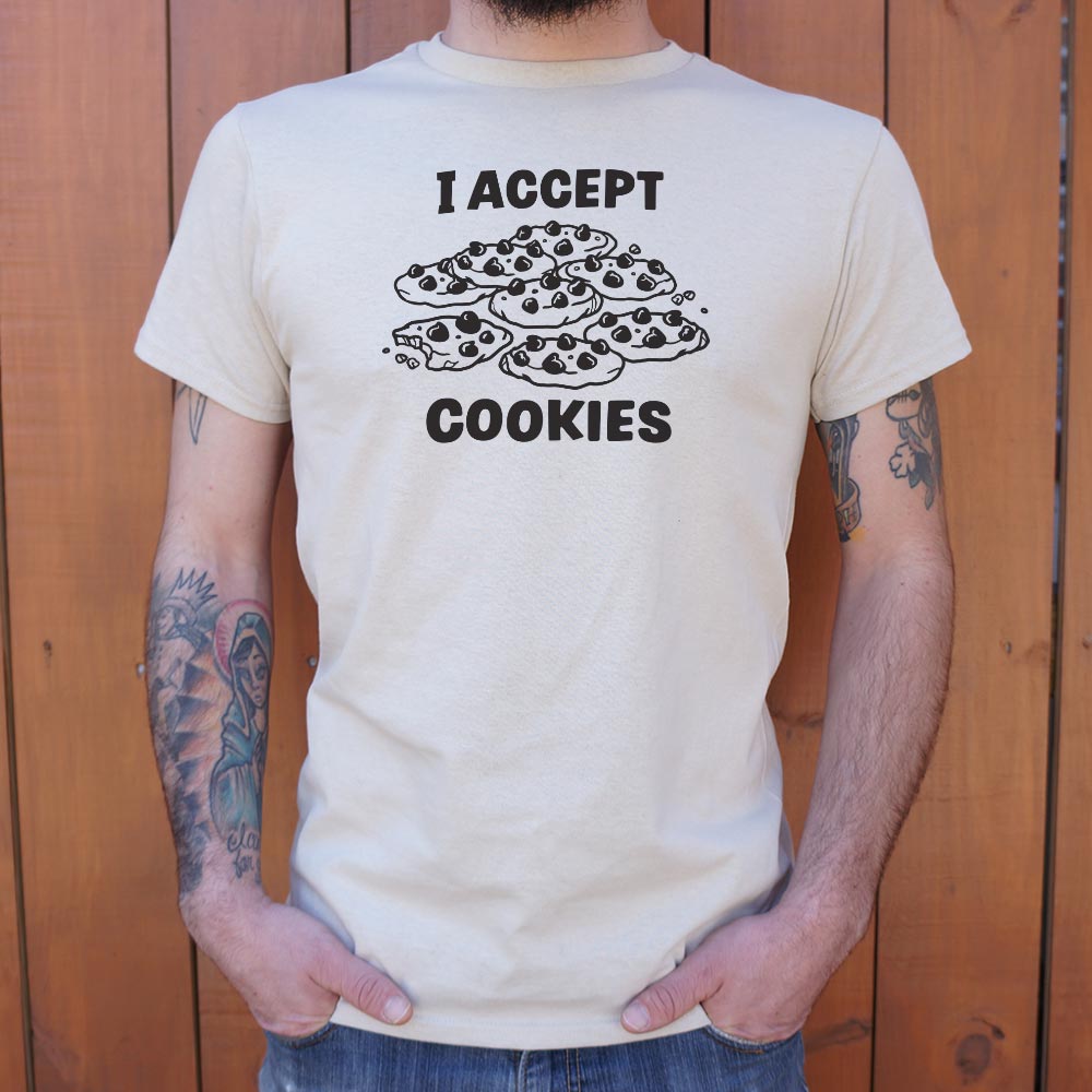 I Accept Cookies - Adult & Kids T-Shirts, Sweatshirts & Hoodies apparel design preview 1