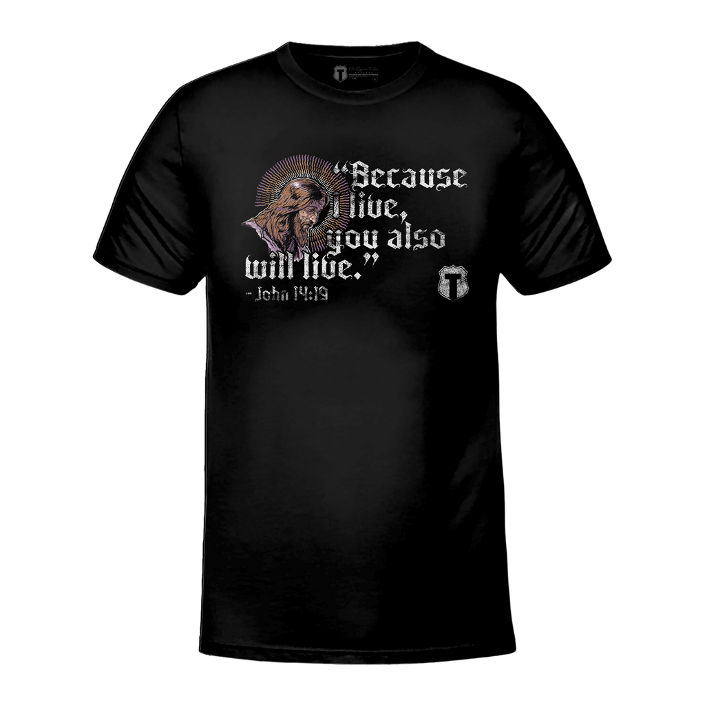 He Lives - Adult & Kids T-Shirts, Sweatshirts & Hoodies apparel design preview 1