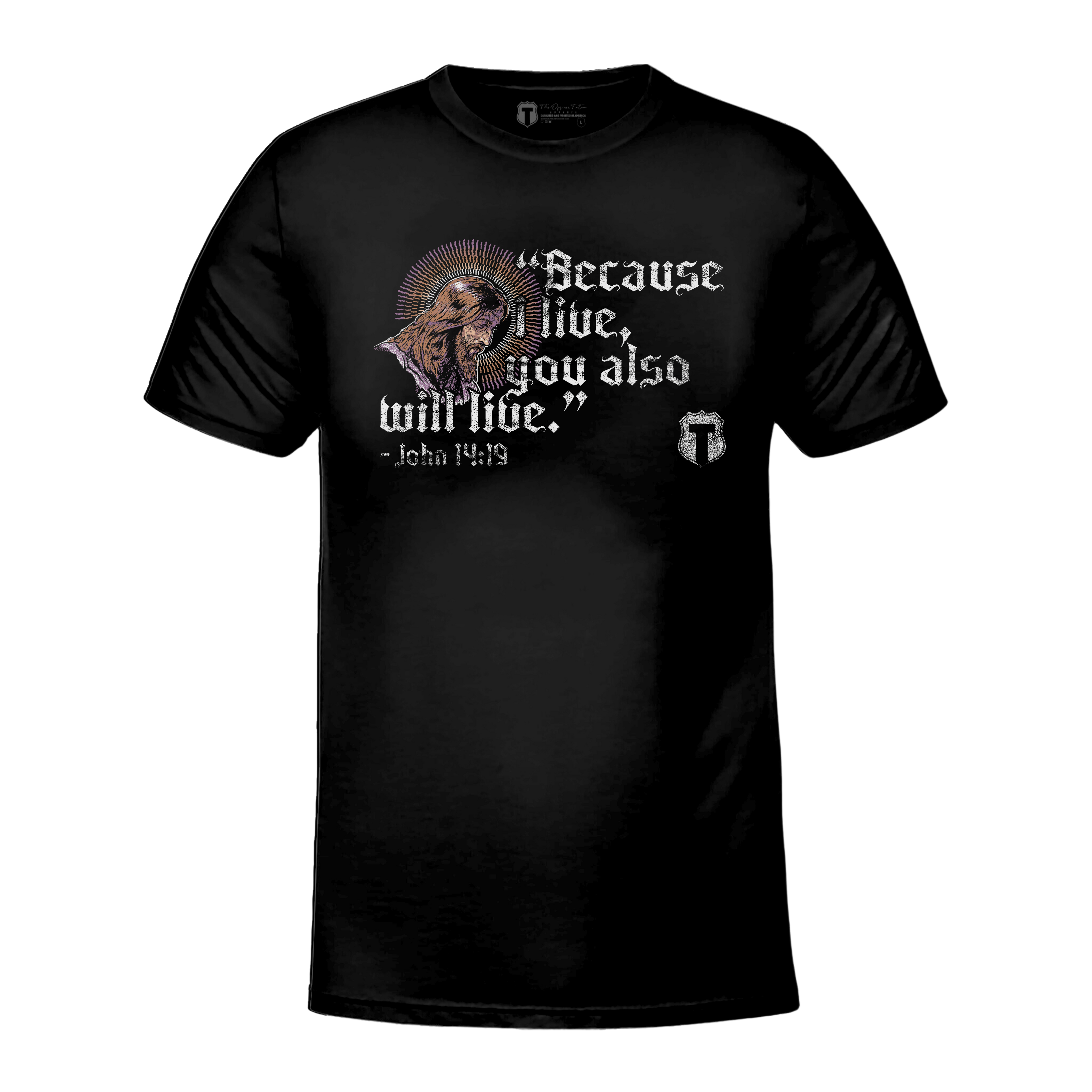 He Lives - Adult & Kids T-Shirts, Sweatshirts & Hoodies apparel design preview 1