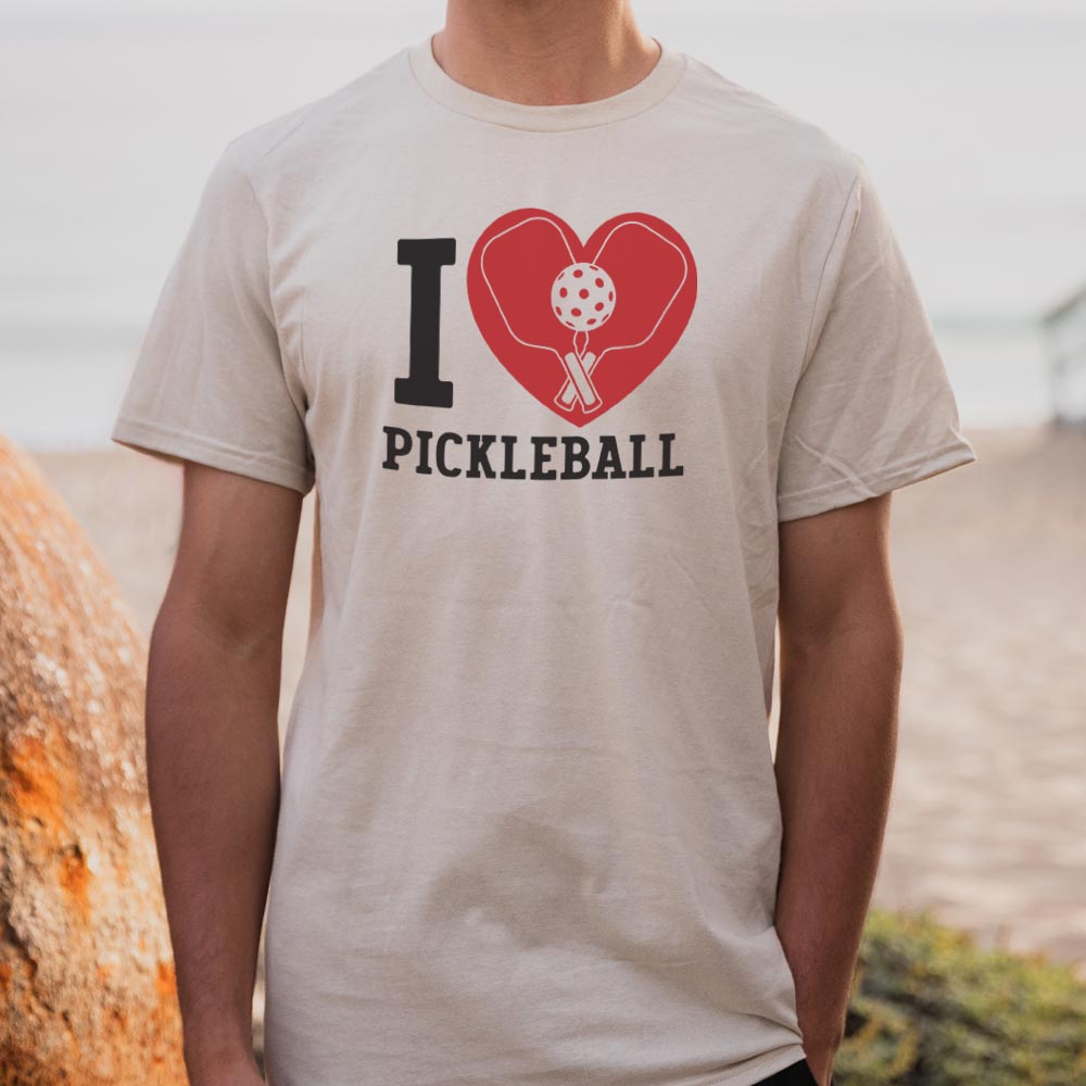 I Love Pickleball - Adult & Kids T-Shirts, Sweatshirts & Hoodies apparel design preview 1