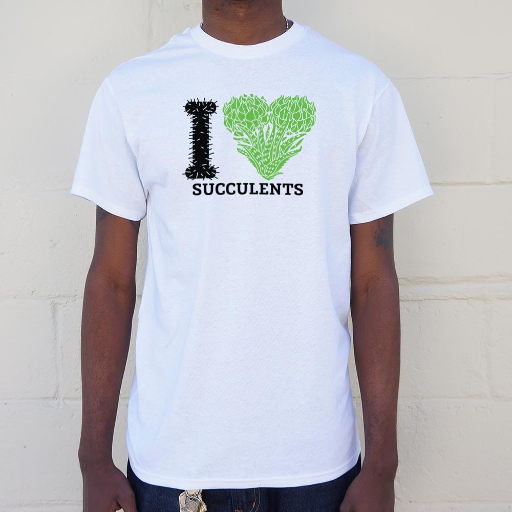 I Love Succulents - Adult & Kids T-Shirts, Sweatshirts & Hoodies apparel design preview 1