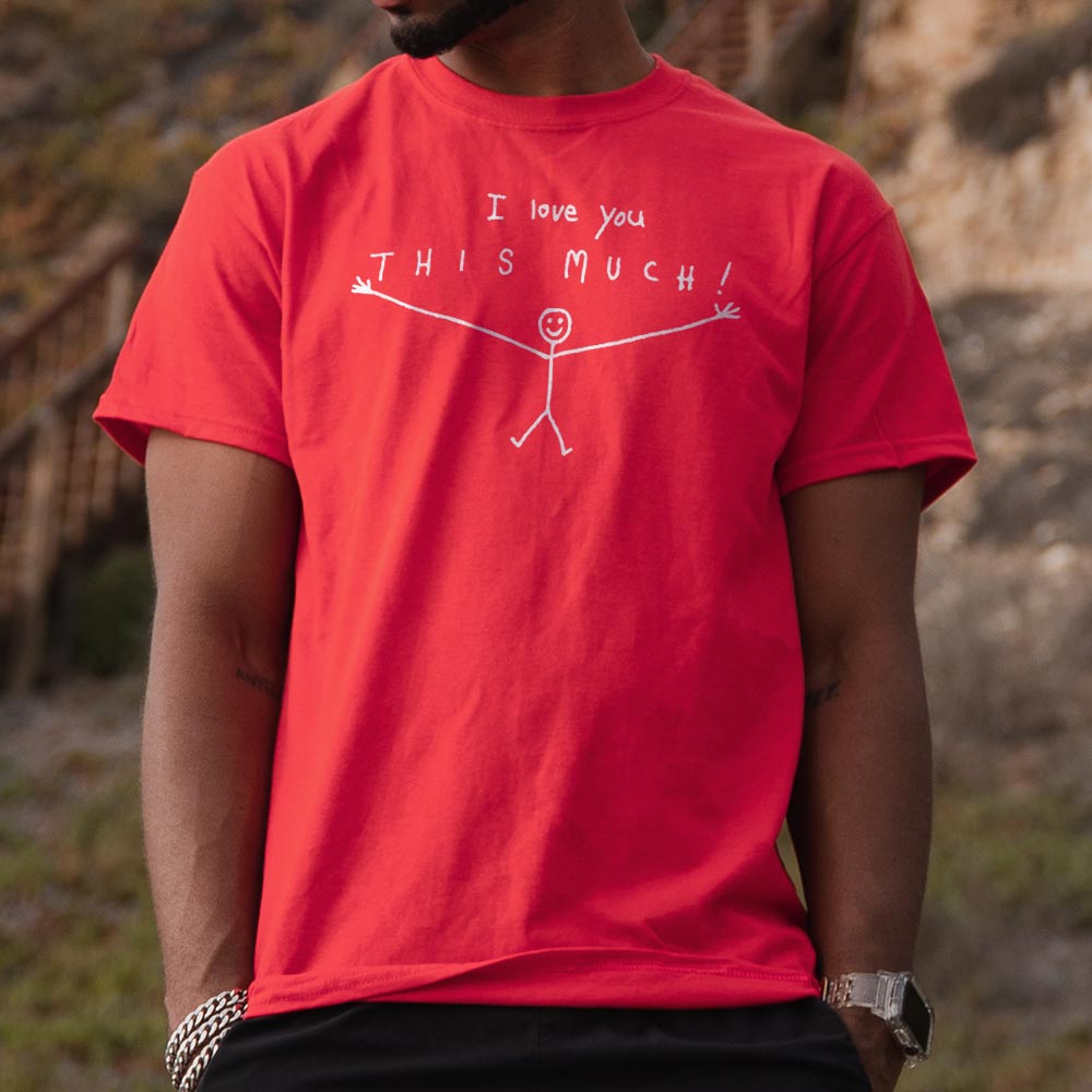 I Love You This Much - Adult & Kids T-Shirts, Sweatshirts & Hoodies apparel design preview 1