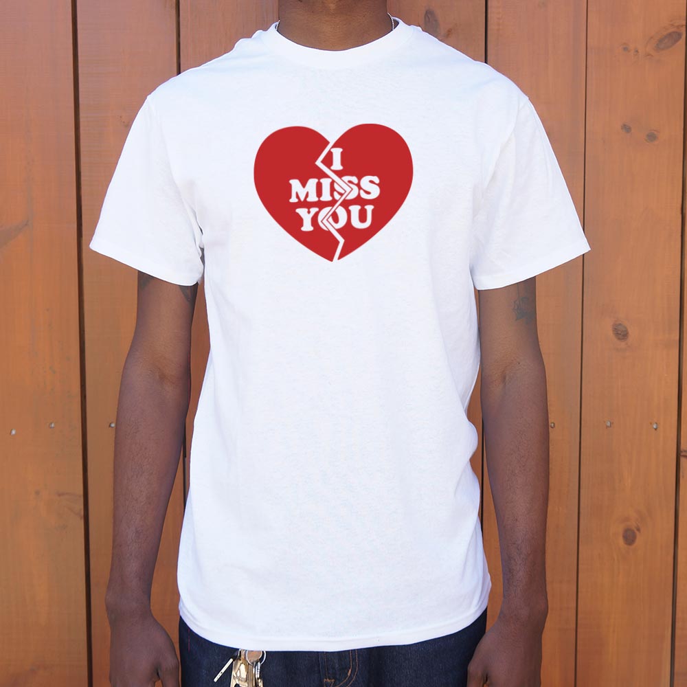 I Miss You Heart - Adult & Kids T-Shirts, Sweatshirts & Hoodies apparel design preview 1