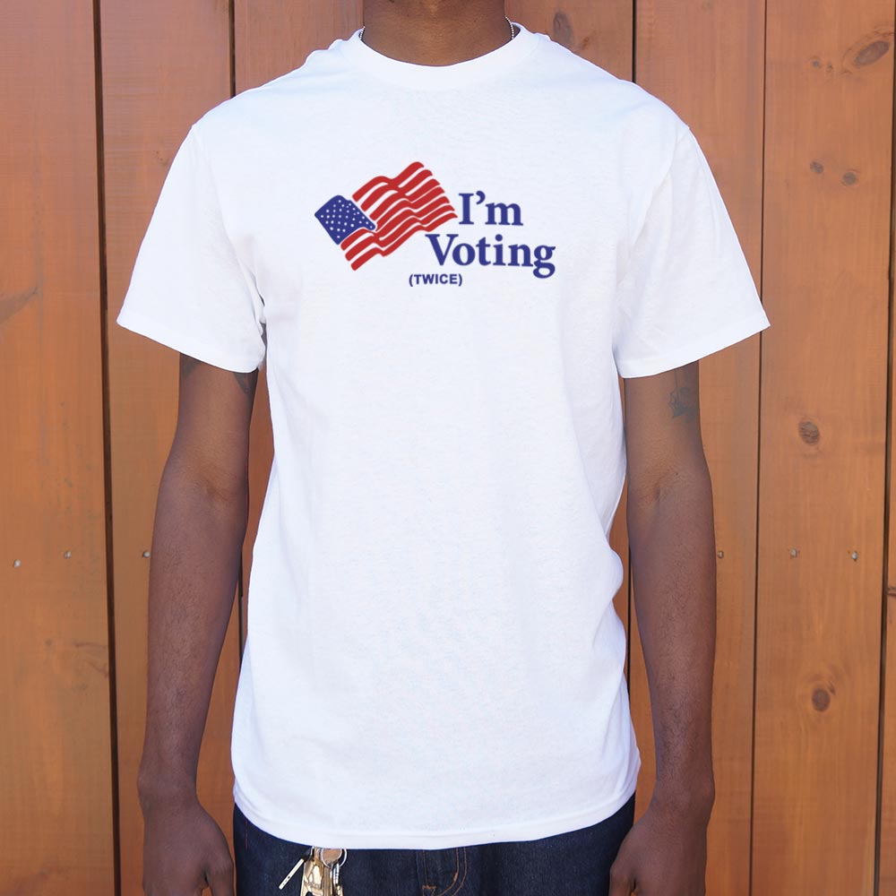 I'm Voting Twice - Adult & Kids T-Shirts, Sweatshirts & Hoodies apparel design preview 1