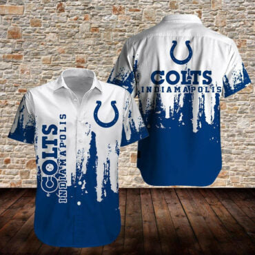 Indianapolis Colts Football Magic Pattern Hawaiian - Adult & Kids T-Shirts, Sweatshirts & Hoodies apparel design preview 1