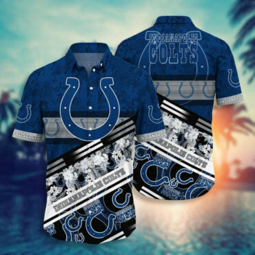Indianapolis Colts Midnight Sky Hawaiian - Adult & Kids T-Shirts, Sweatshirts & Hoodies apparel design preview 1