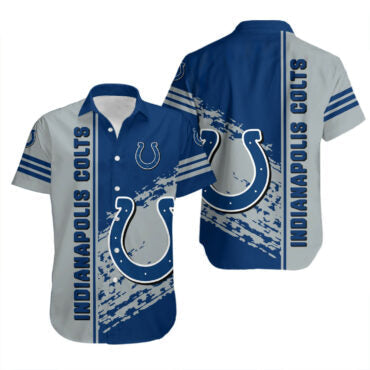 Indianapolis Colts Skyline Rush Hawaiian - Adult & Kids T-Shirts, Sweatshirts & Hoodies apparel design preview 1