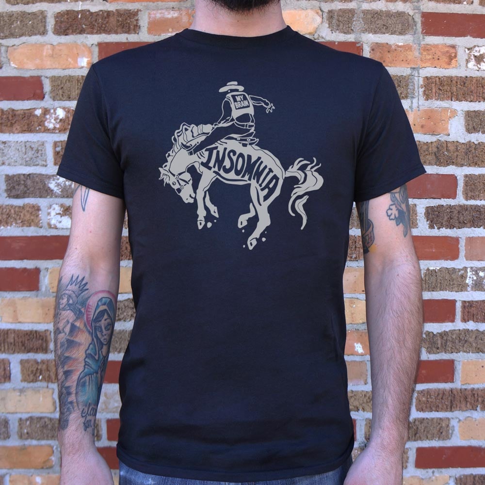 Insomnia Bronco - Adult & Kids T-Shirts, Sweatshirts & Hoodies apparel design preview 1