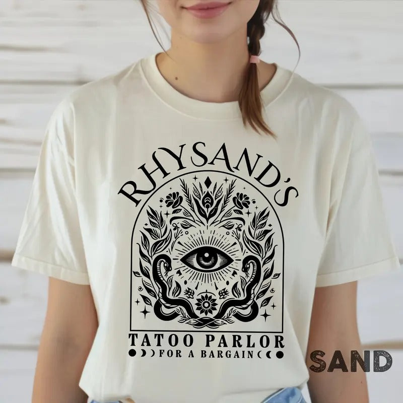 Is MAcotar Velaris Rhysand'S Tattoo Parlor Feyre - Adult & Kids T-Shirts, Sweatshirts & Hoodies apparel design preview 1