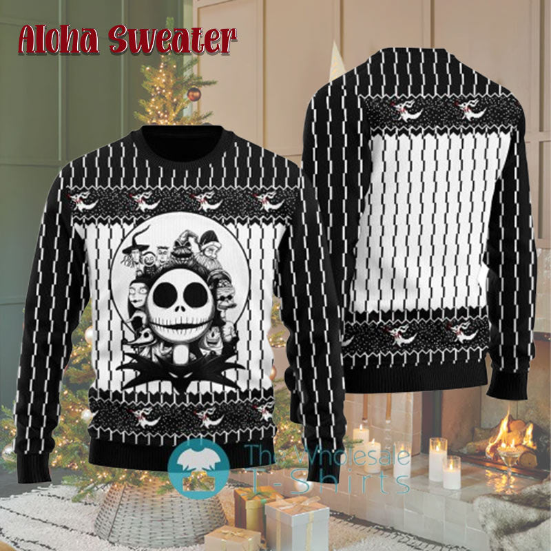 Oogie Boogie The Nightmare Before Clearance Christmas Ugly Christmas Sweater - Holiday Gift product image 5