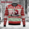 Jason Voorhees Killer Day Ugly Christmas Sweater - Holiday Gift product image