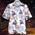 Jee Car Trendy Hawaiian Flag And Fireworks Beautiful - Adult & Kids T-Shirts, Sweatshirts & Hoodies apparel design preview 1