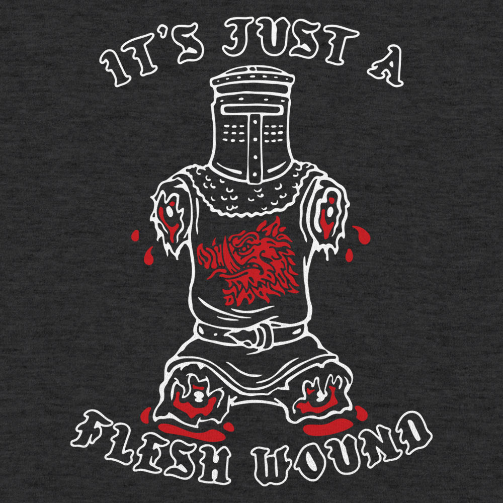Just A Flesh Wound - Adult & Kids T-Shirts, Sweatshirts & Hoodies apparel design preview 1
