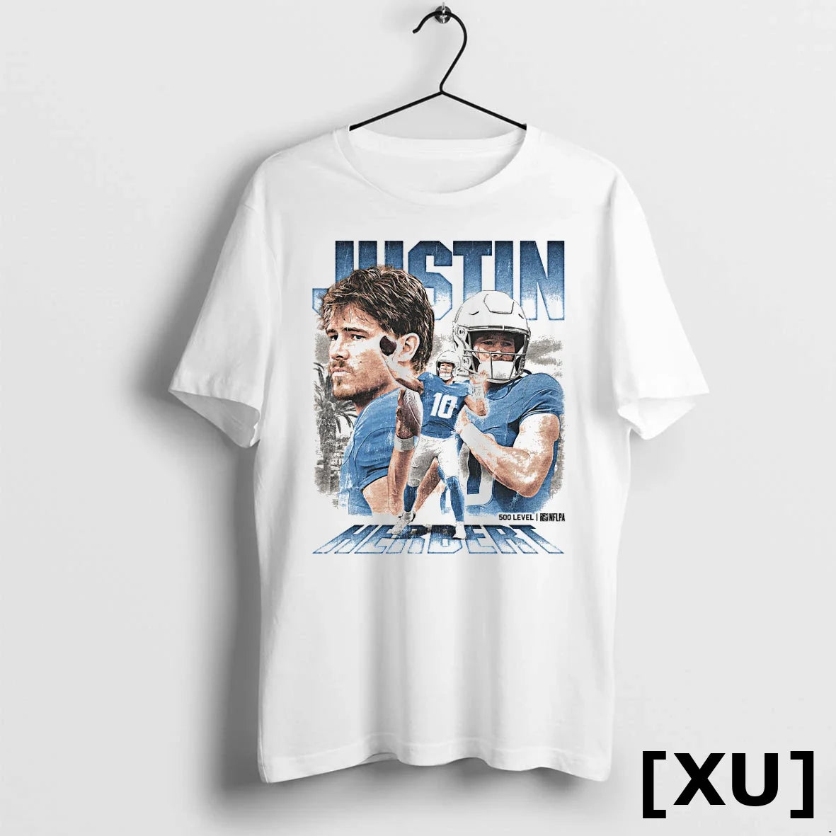 Justin Herbert Los Angeles Football 17 Sweater - Adult & Kids T-Shirts, Sweatshirts & Hoodies apparel design preview 1