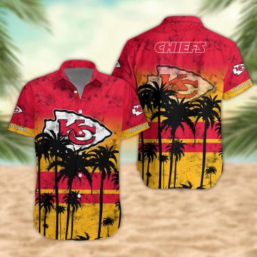 Kansas City Chiefs Desert Sunset Hawaiian - Adult & Kids T-Shirts, Sweatshirts & Hoodies apparel design preview 1