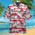 Kansas City Chiefs Short Sleeve Button Up Tropical - Adult & Kids T-Shirts, Sweatshirts & Hoodies apparel design preview 1