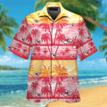 Kansas City Chiefs Short Sleeve Button Up Tropical - Adult & Kids T-Shirts, Sweatshirts & Hoodies apparel design preview 1