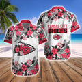 Kansas City Chiefs Tropical Style Hawaiian Short - Adult & Kids T-Shirts, Sweatshirts & Hoodies apparel design preview 1