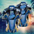 Kansas City Royals MLB Hawaiian Brightness Aloha - Adult & Kids T-Shirts, Sweatshirts & Hoodies apparel design preview 1