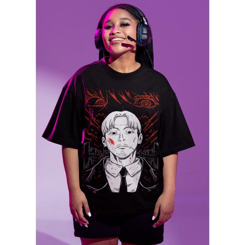 Kishibe S 4XL Chainsaw Man Deat Anime Manga - Adult & Kids T-Shirts, Sweatshirts & Hoodies apparel design preview 1