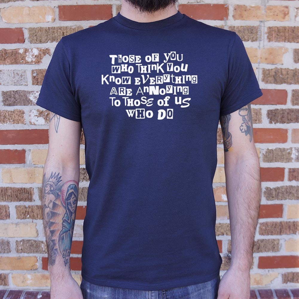 Know Everything - Adult & Kids T-Shirts, Sweatshirts & Hoodies apparel design preview 1