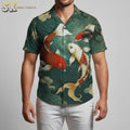 Men's Koi Fish Hawaiian Fishing Traditional Asian Art - Adult & Kids T-Shirts, Sweatshirts & Hoodies apparel design preview 1