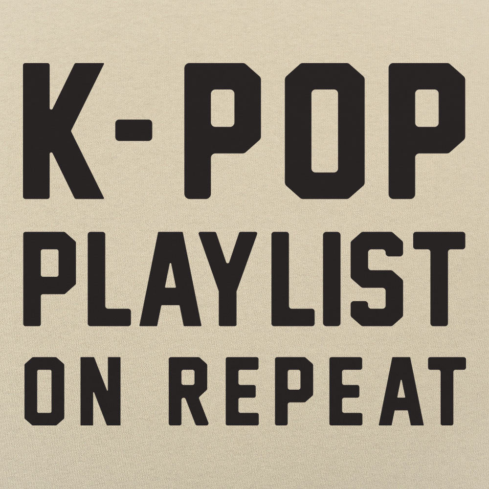 K-Pop Playlist On Repeat - Adult & Kids T-Shirts, Sweatshirts & Hoodies apparel design preview 1