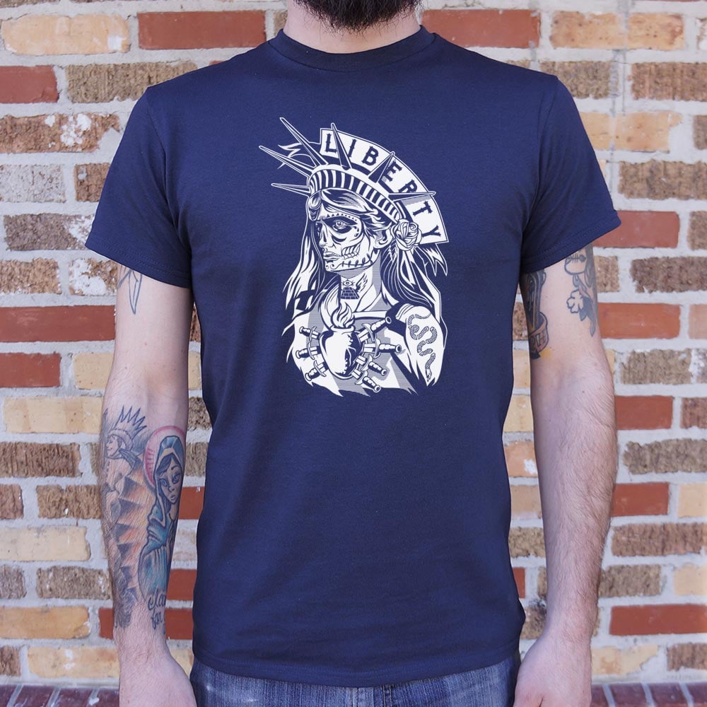 Lady Liberty Of Sorrows - Adult & Kids T-Shirts, Sweatshirts & Hoodies apparel design preview 1