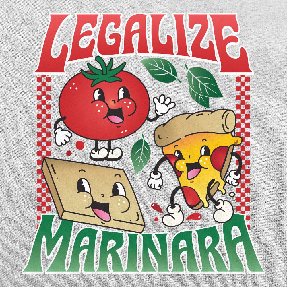 Legalize Marinara Full Color - Adult & Kids T-Shirts, Sweatshirts & Hoodies apparel design preview 1