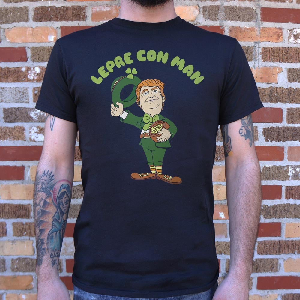 Lepre Con Man - Adult & Kids T-Shirts, Sweatshirts & Hoodies apparel design preview 1