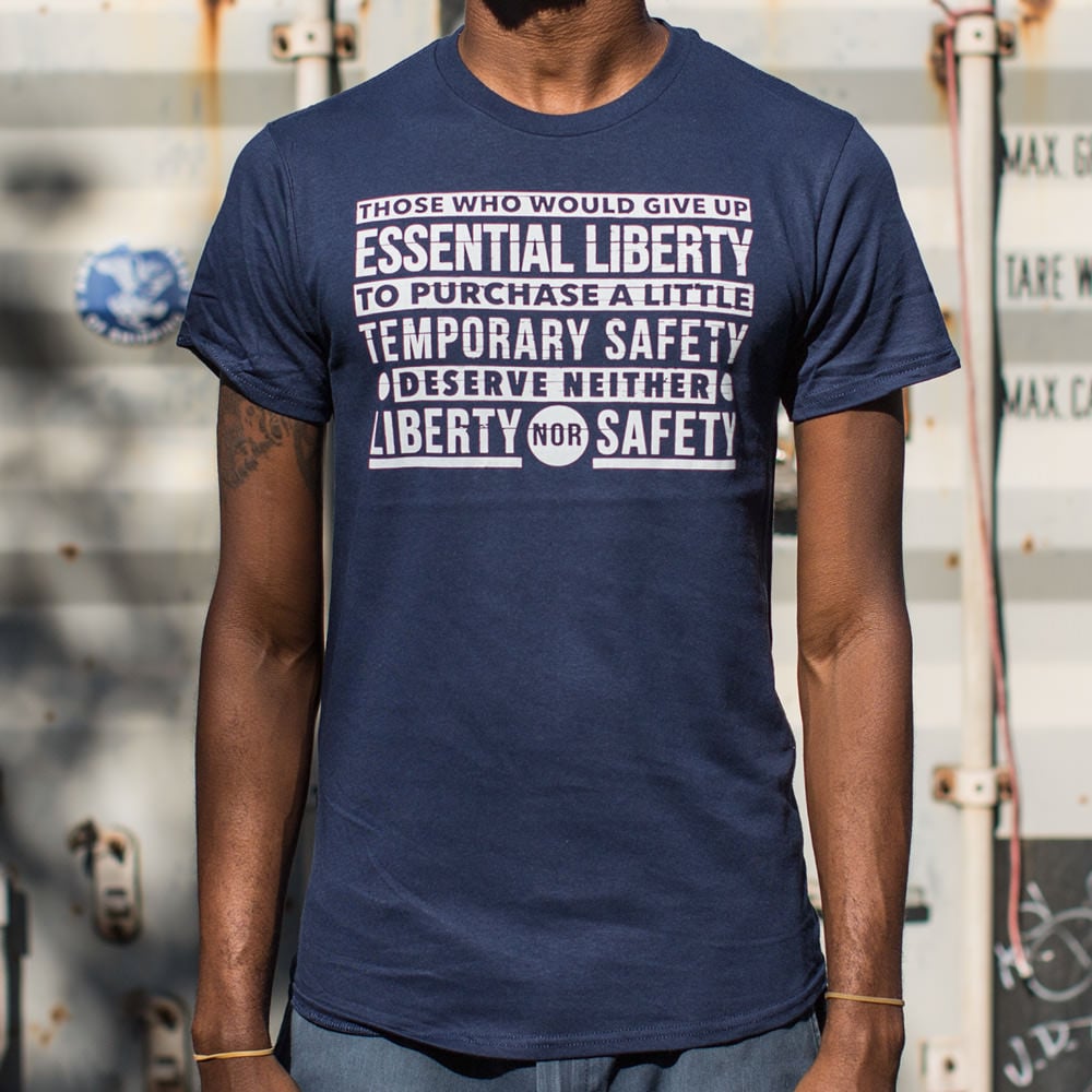Liberty Versus Safety - Adult & Kids T-Shirts, Sweatshirts & Hoodies apparel design preview 1