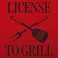 License To Grill - Adult & Kids T-Shirts, Sweatshirts & Hoodies apparel design preview 1