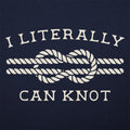 Literally Can Knot - Adult & Kids T-Shirts, Sweatshirts & Hoodies apparel design preview 1