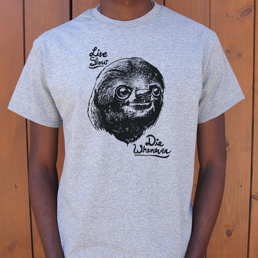 Live Slow Die Whenever - Adult & Kids T-Shirts, Sweatshirts & Hoodies apparel design preview 1