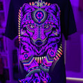 Lobo Blanco Cotton Black Casual - Adult & Kids T-Shirts, Sweatshirts & Hoodies apparel design preview 1