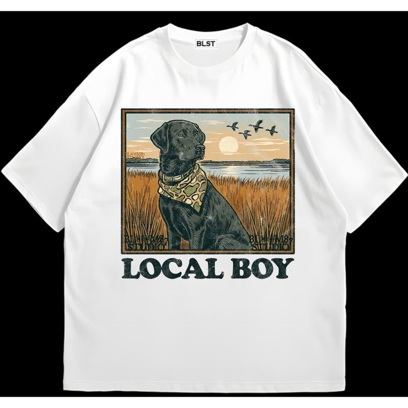 Local Boy Active Days Casual Vintage 90s - Adult & Kids T-Shirts, Sweatshirts & Hoodies apparel design preview 1