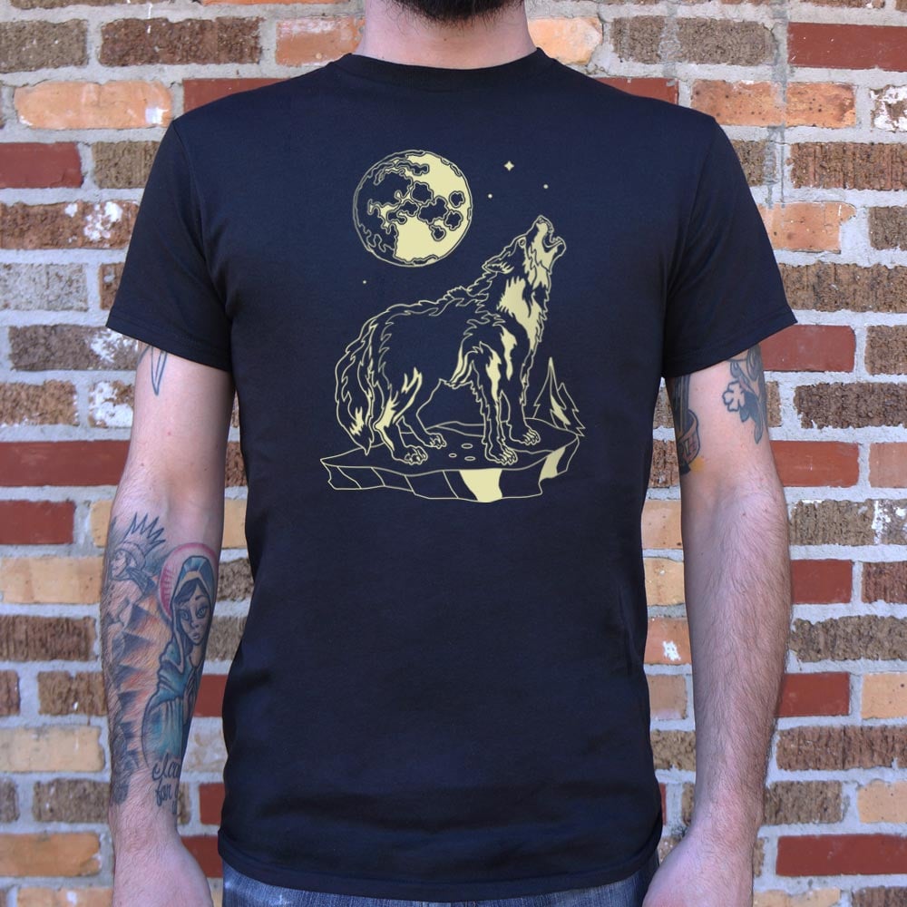 Lone Wolf Howl - Adult & Kids T-Shirts, Sweatshirts & Hoodies apparel design preview 1