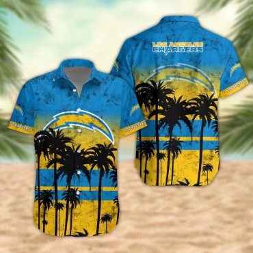 Los Angeles Chargers Desert Sunset Hawaiian - Adult & Kids T-Shirts, Sweatshirts & Hoodies apparel design preview 1