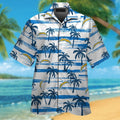Los Angeles Chargers Short Sleeve Button Up Tropical - Adult & Kids T-Shirts, Sweatshirts & Hoodies apparel design preview 1