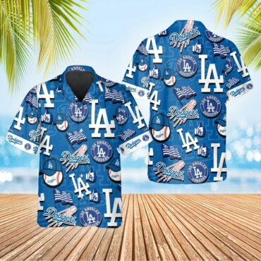 Los Angeles Dodgers All-Star Icons Hawaiian - Adult & Kids T-Shirts, Sweatshirts & Hoodies apparel design preview 1