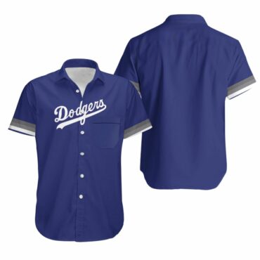 Los Angeles Dodgers Classic Blue Hawaiian - Adult & Kids T-Shirts, Sweatshirts & Hoodies apparel design preview 1