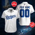 Los Angeles Dodgers Customizable Fan Hawaiian - Adult & Kids T-Shirts, Sweatshirts & Hoodies apparel design preview 1