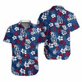 Los Angeles Dodgers Hibiscus Paradise Hawaiian - Adult & Kids T-Shirts, Sweatshirts & Hoodies apparel design preview 1