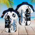 Los Angeles Dodgers Splatter Baseball Hawaiian - Adult & Kids T-Shirts, Sweatshirts & Hoodies apparel design preview 1