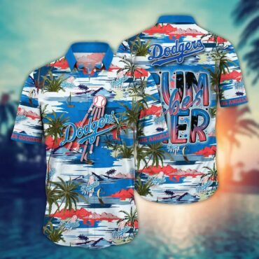 Los Angeles Dodgers Summer Vibes Hawaiian - Adult & Kids T-Shirts, Sweatshirts & Hoodies apparel design preview 1