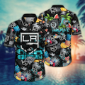 Los Angeles Kings NHL Hawaiian Sunningtime Aloha - Adult & Kids T-Shirts, Sweatshirts & Hoodies apparel design preview 1